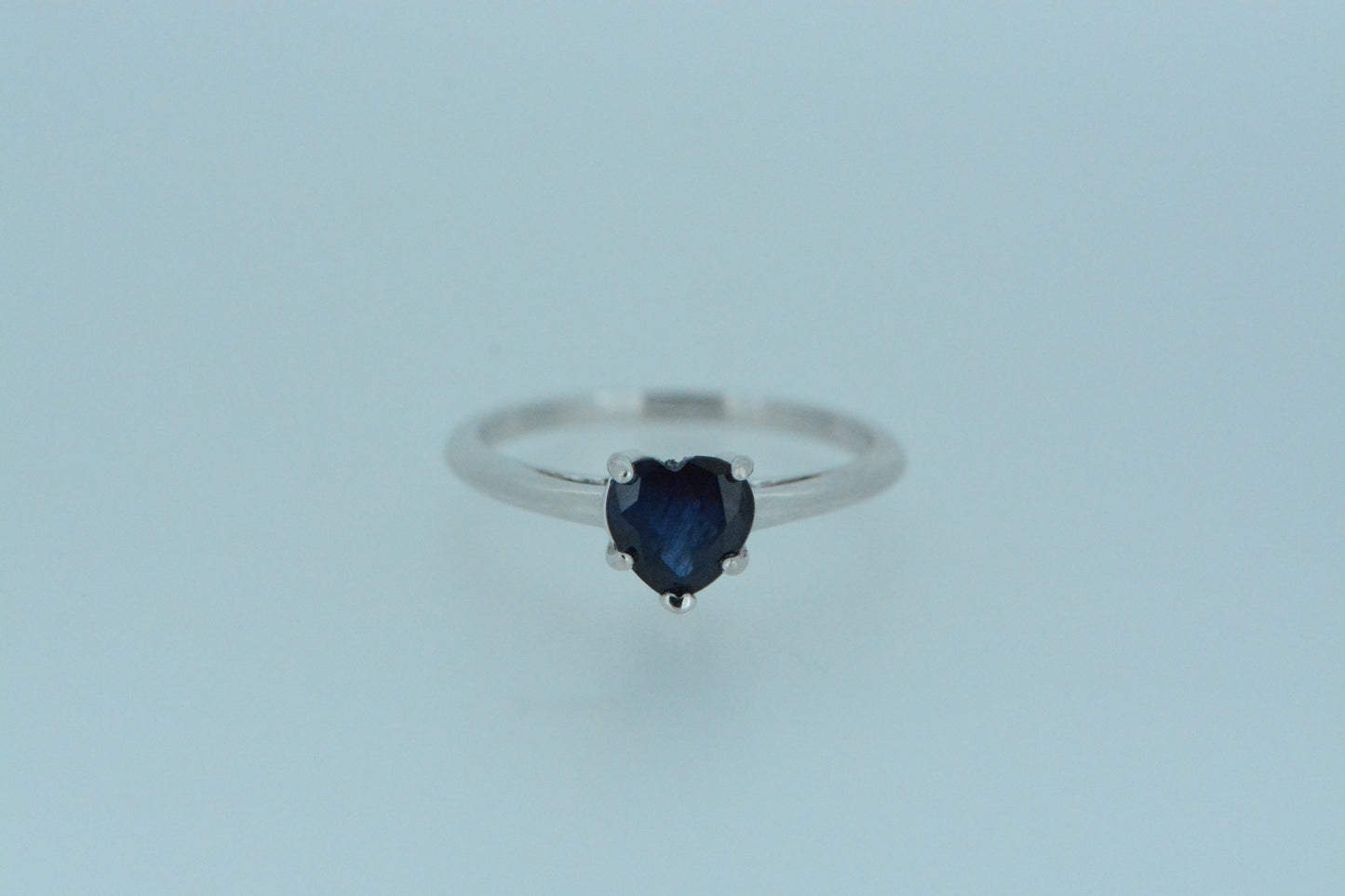 Sapphire Heart Shape Ring