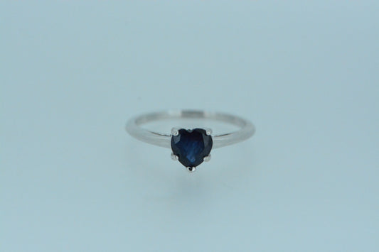 Sapphire Heart Shape Ring
