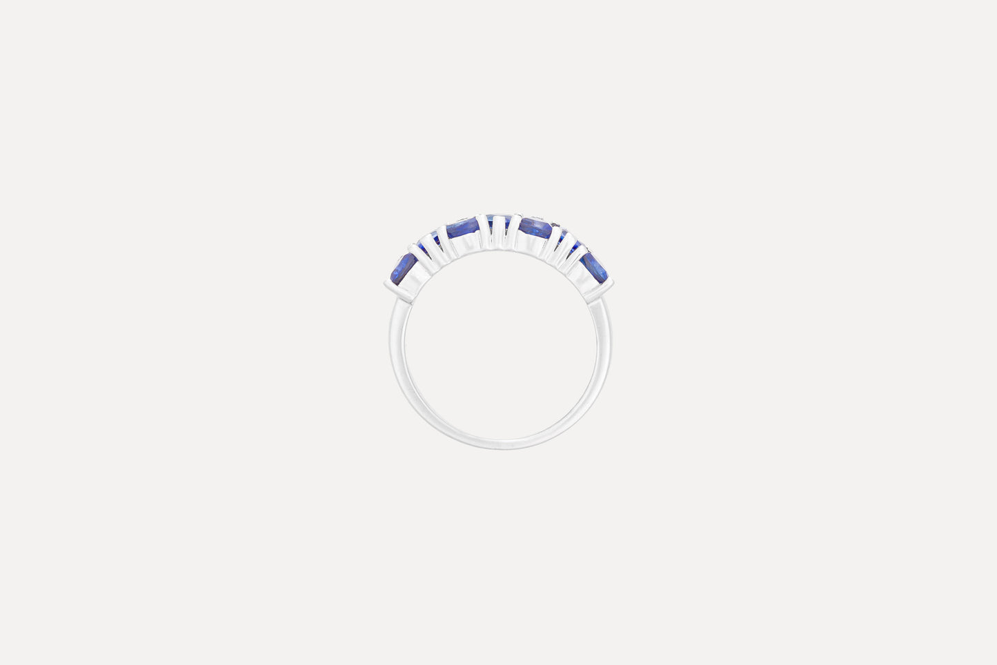 Sapphire Half Eternity Ring