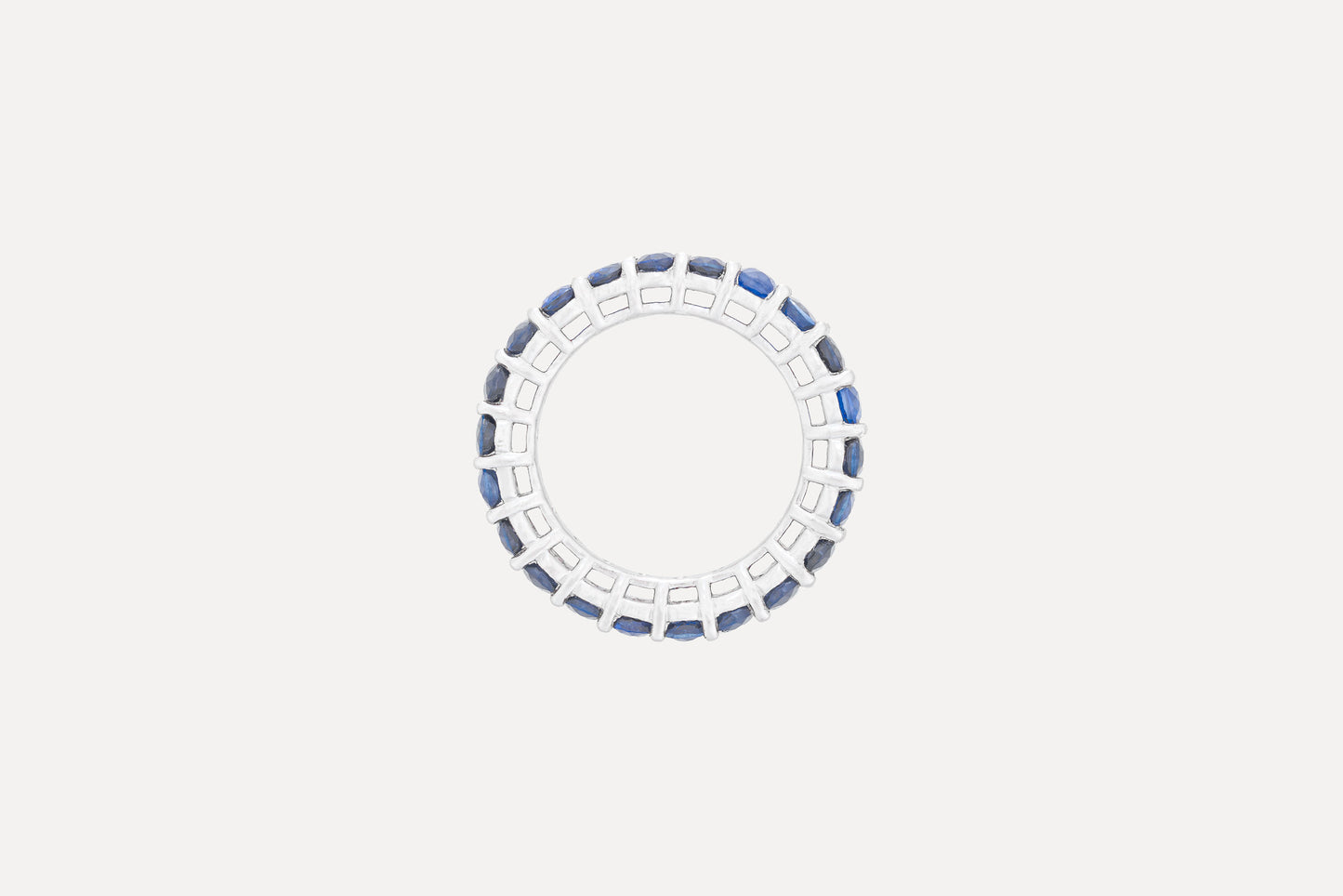 Blue Sapphire Eternity Ring