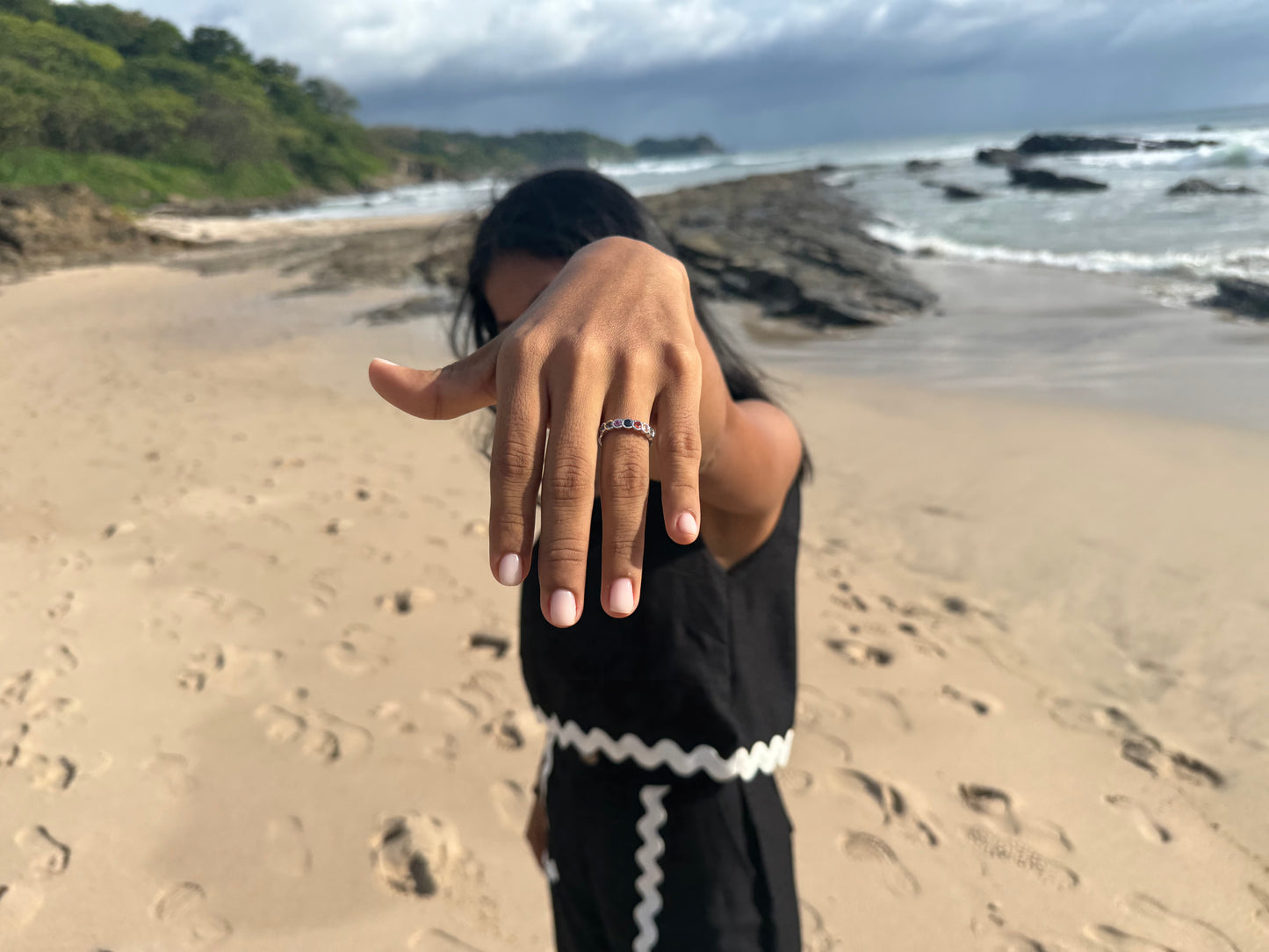 Multi Coloured Sapphire Ring