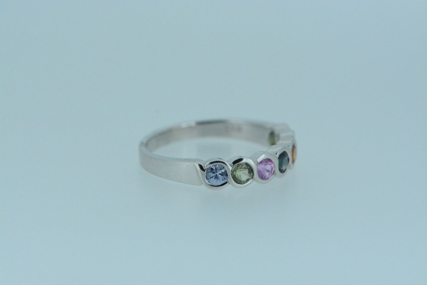 Multi Coloured Sapphire Ring