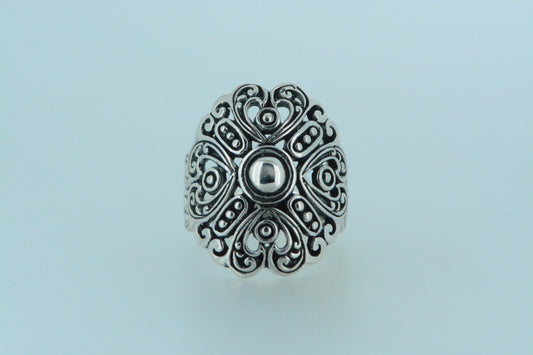 Chunky Swirly Design Ring