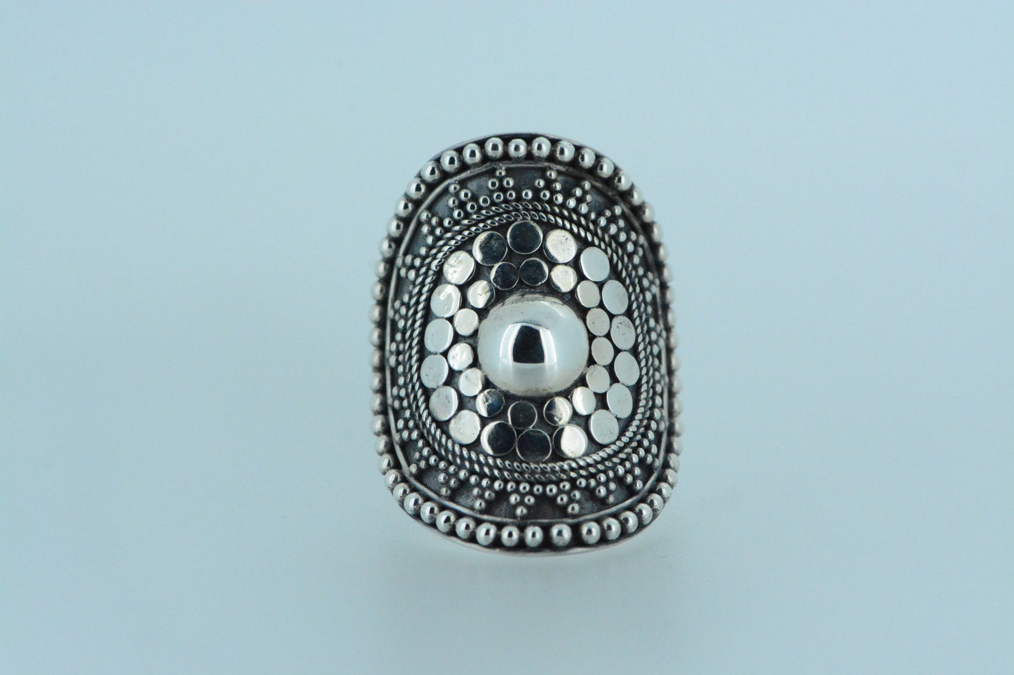 Chunky Balinese Shield Ring
