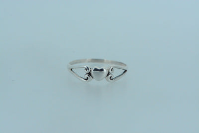 Heart Sterling Silver Rings