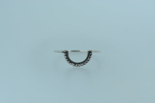 Half Circle Stacking Ring