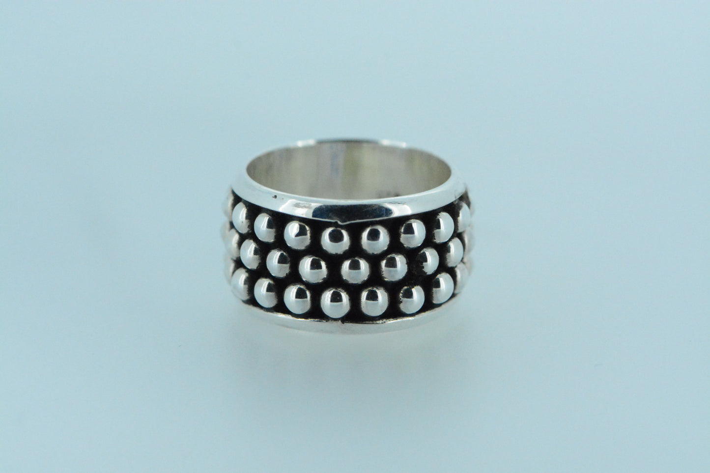 Chunky Large Bobbled Wide Ring