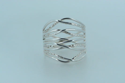 Multi-Strand Silver Ring