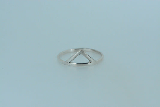 Simple Triangle Stack Ring