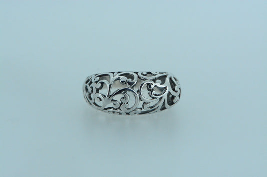 Domed Swirls Ring