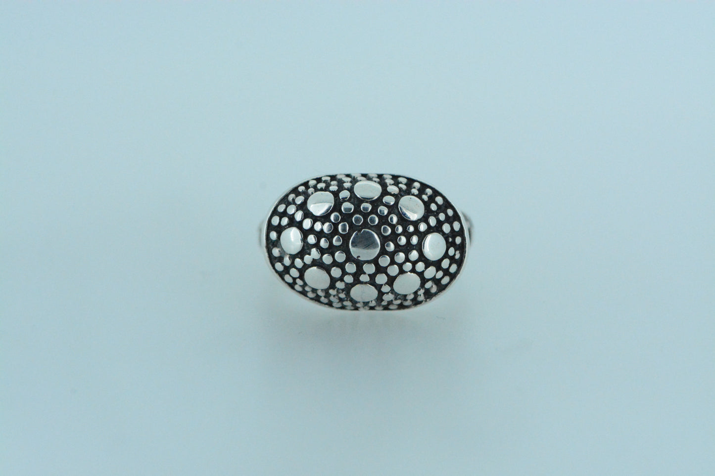 Oval Dome Shape Balinese Ring