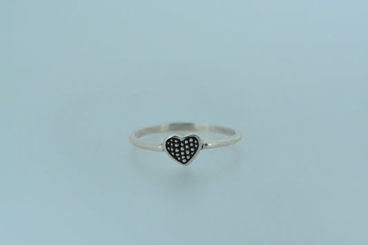 Mini Heart Stack Ring