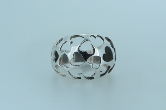 Chunky Multiple Hearts Ring