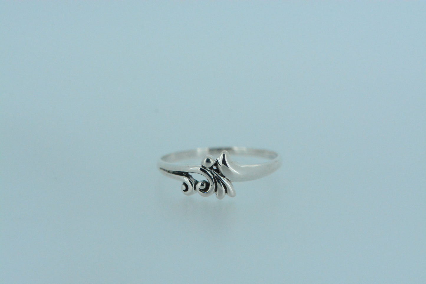 Tiny Swirls Stack Ring