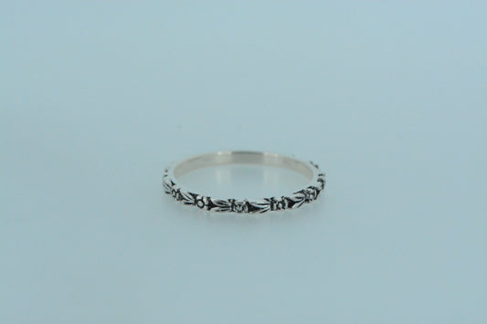 Flowers Chain Stack Ring
