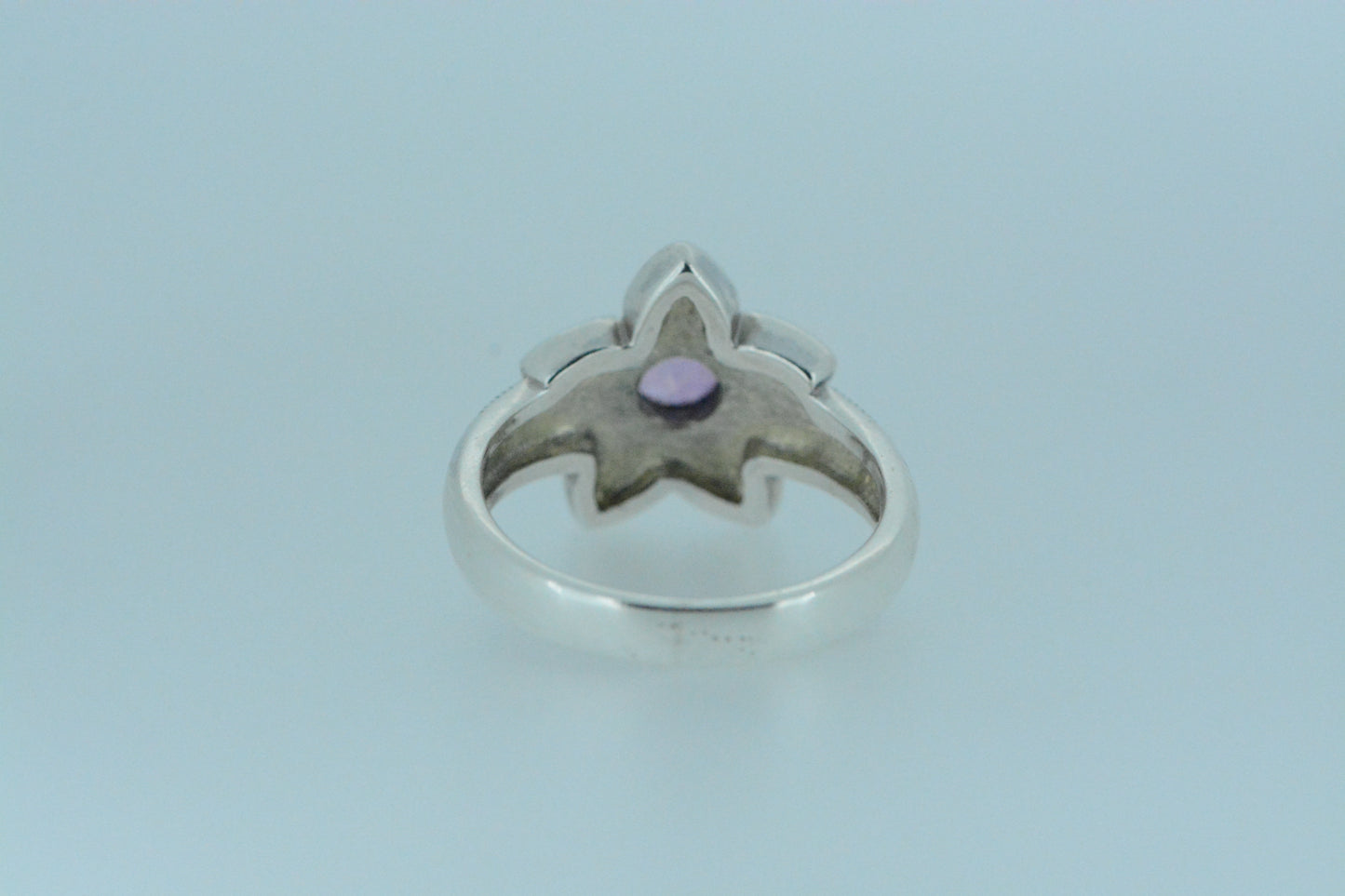 Pink Topaz Flower Ring