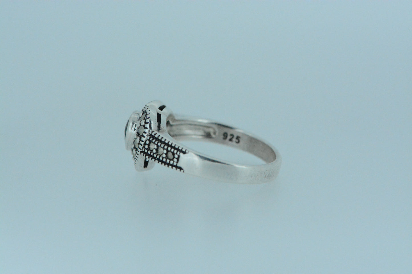 London Blue Topaz Heart Ring