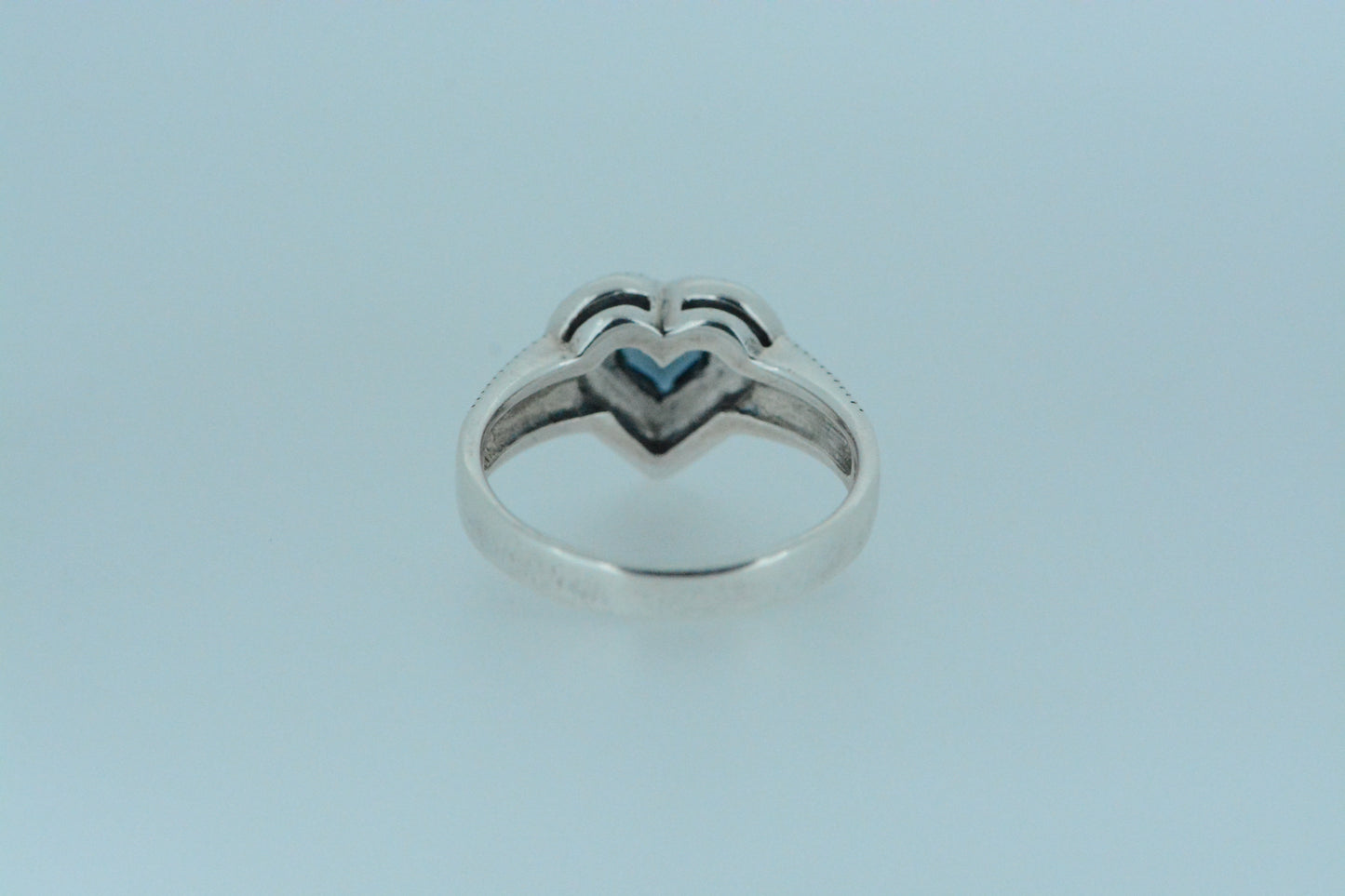 London Blue Topaz Heart Ring