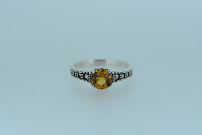Citrine Sterling Silver Rings