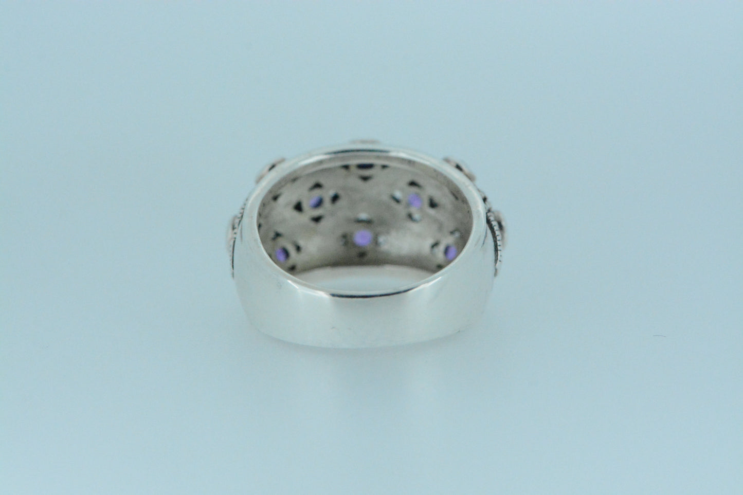 Amethyst Dome Ring
