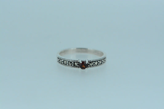 African Garnet Mini Ring