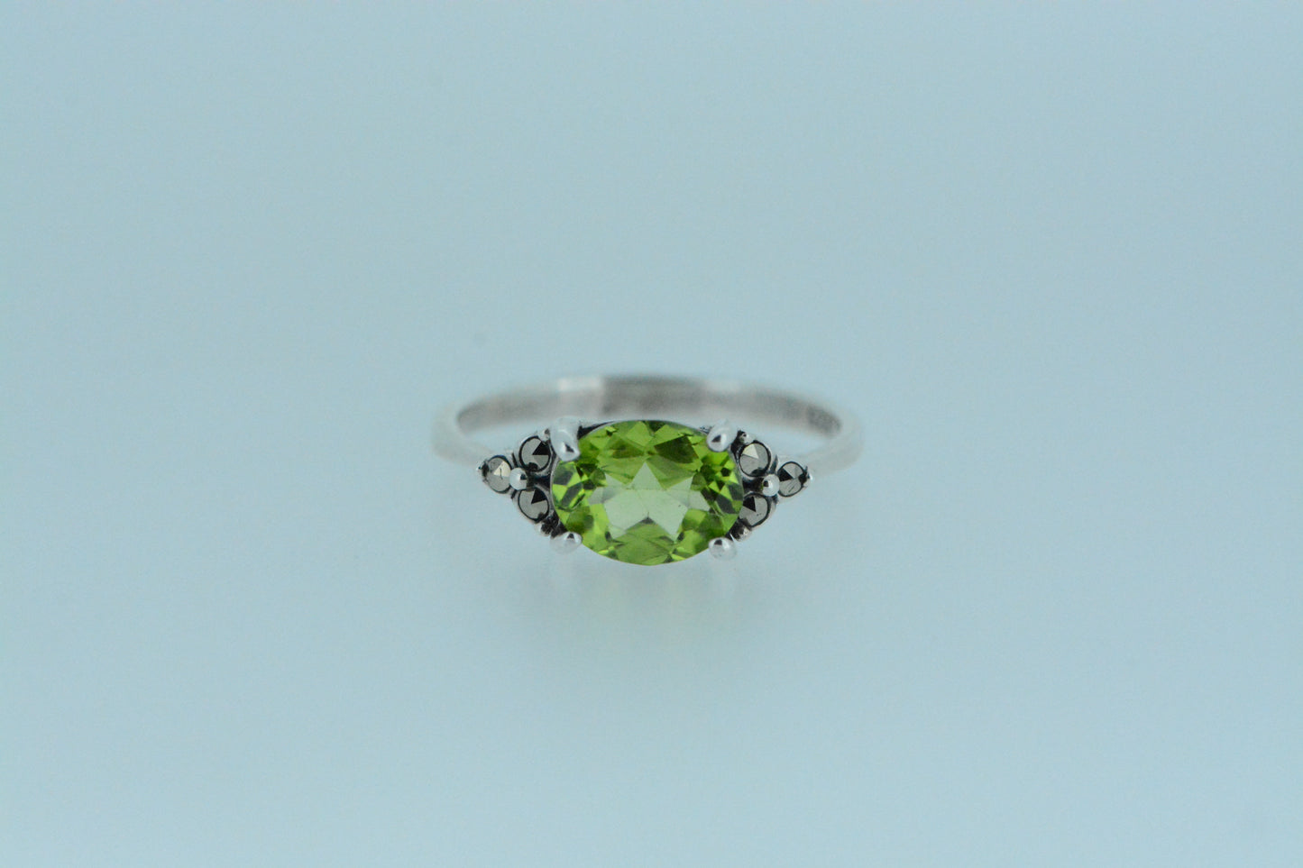 Peridot Silver Ring
