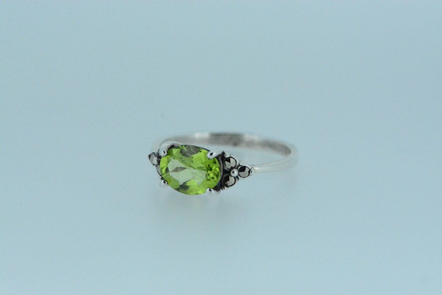 Peridot Silver Ring