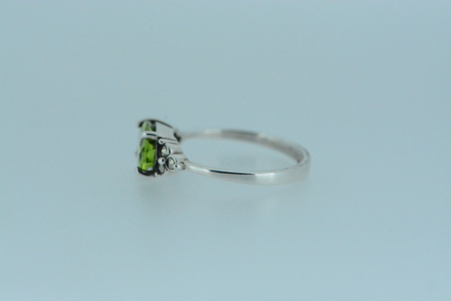 Peridot Silver Ring