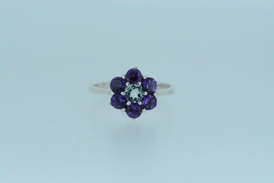 Amethyst Sterling Silver Rings