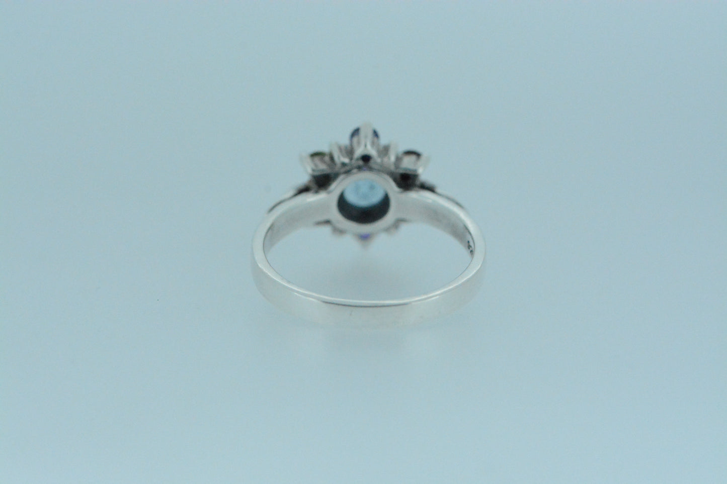 Mixed Stones Flower Cluster Ring