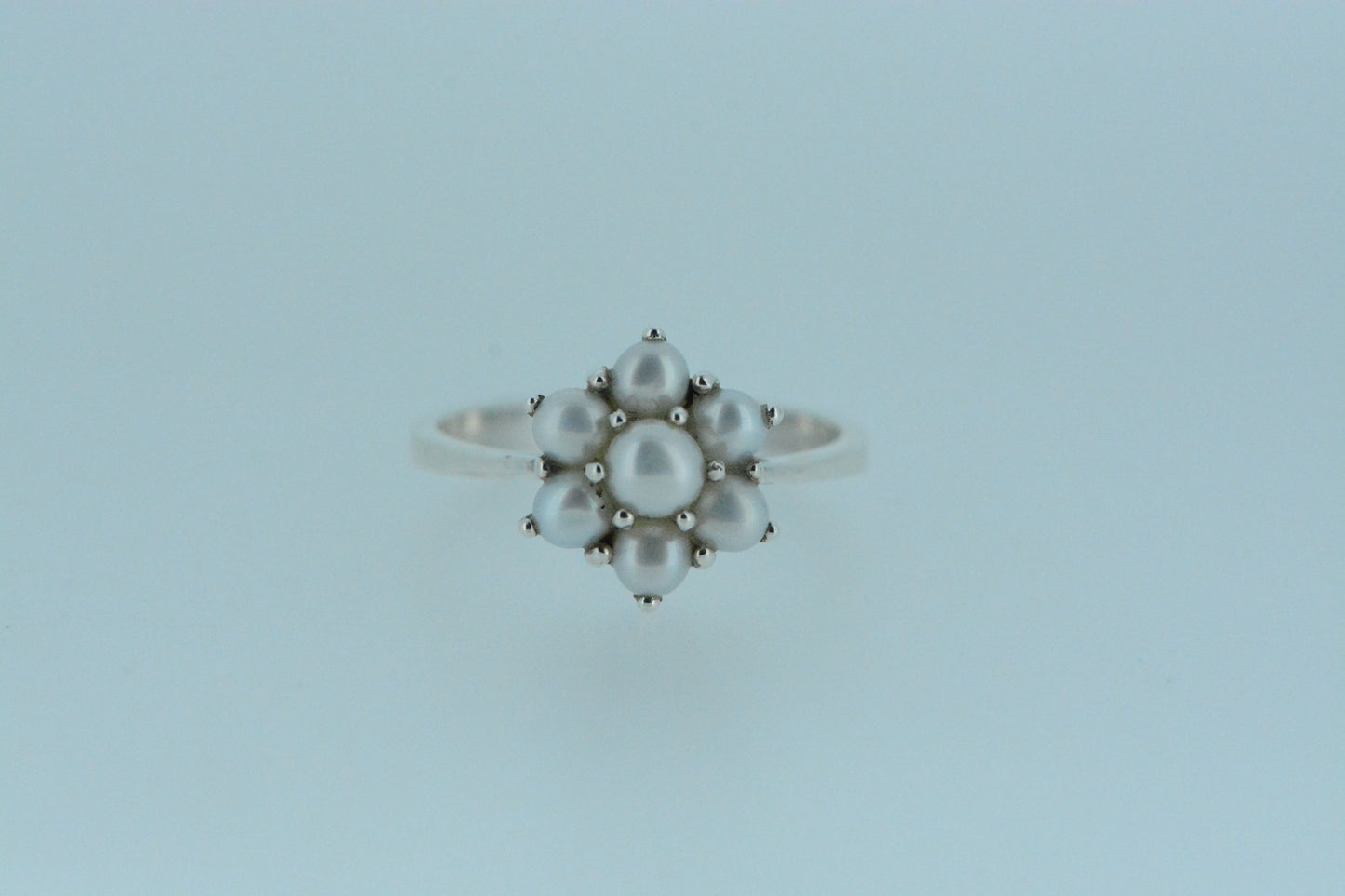 Pearl Flower Cluster Ring
