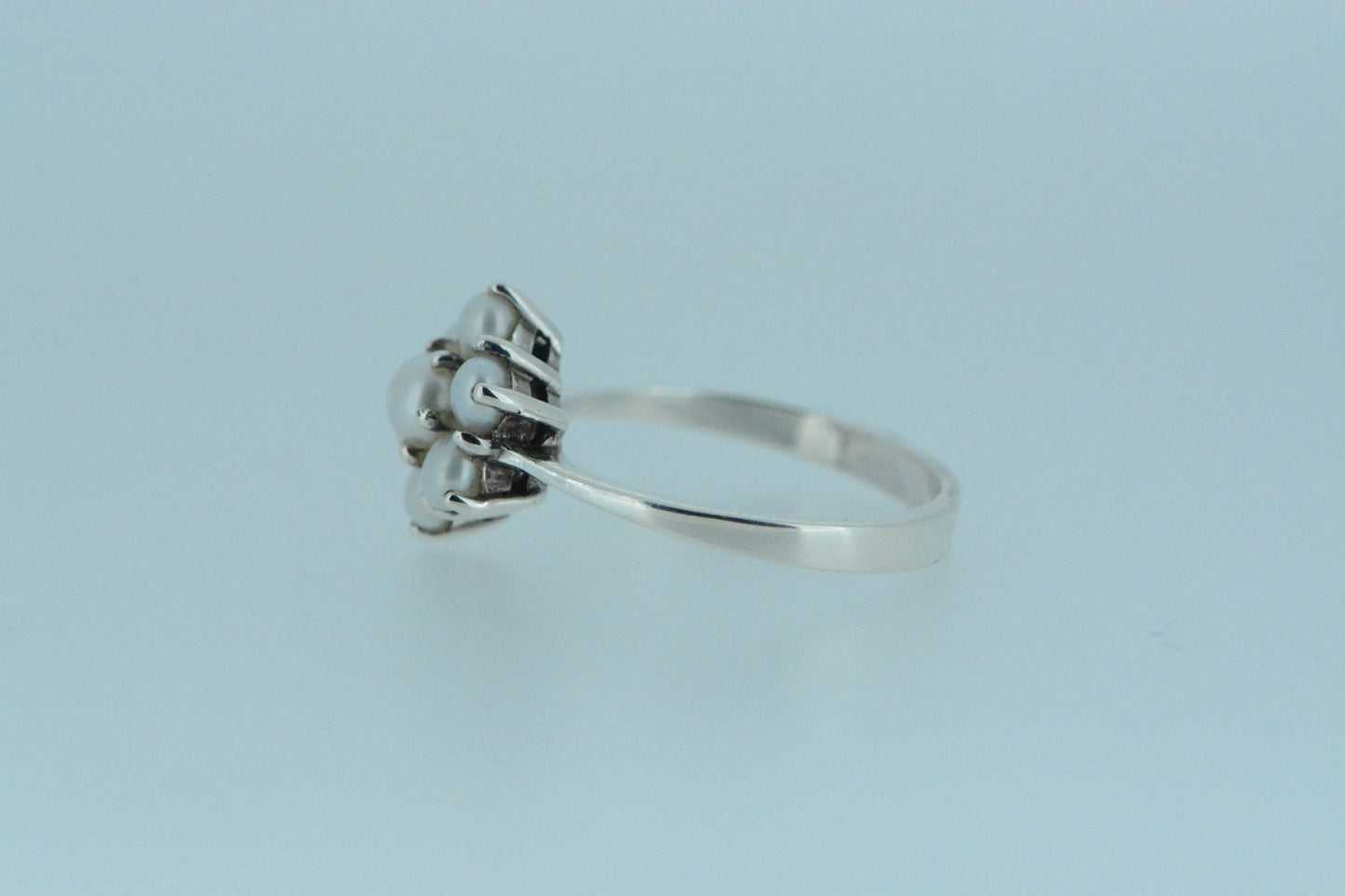 Pearl Flower Cluster Ring