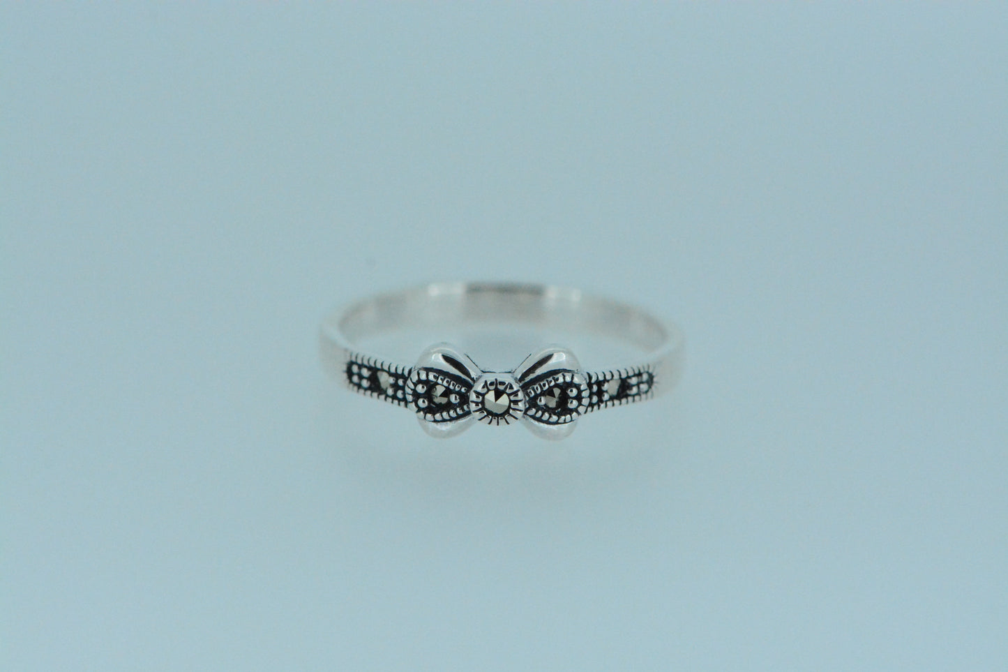 Marcasite Bow Ring