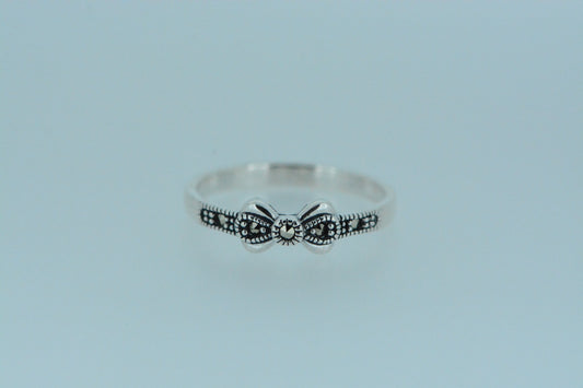 Marcasite Bow Ring