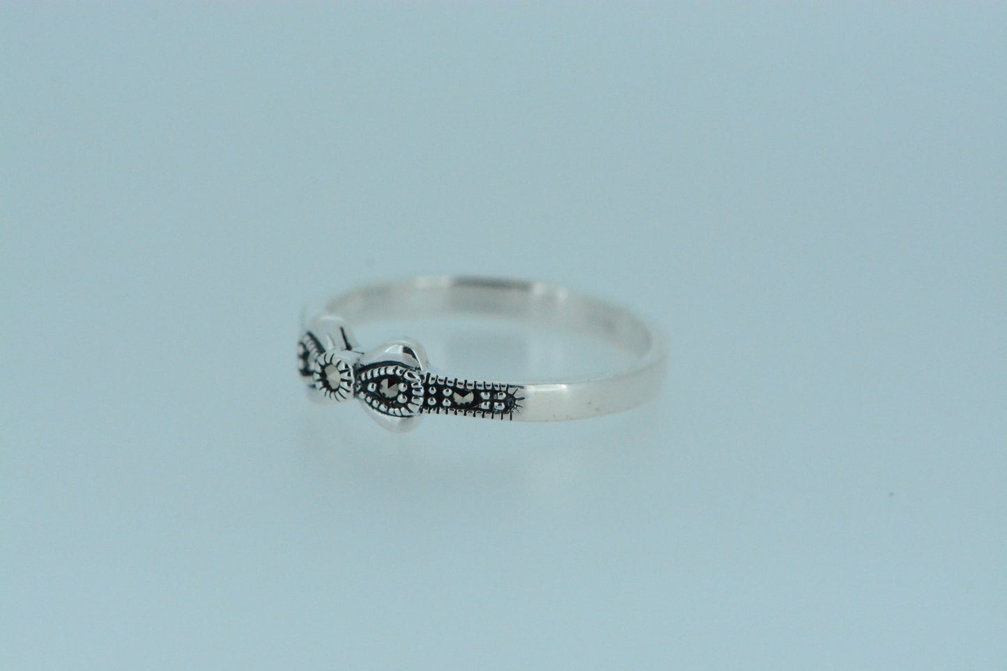 Marcasite Bow Ring