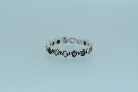 Mixed Stones Eternity Ring