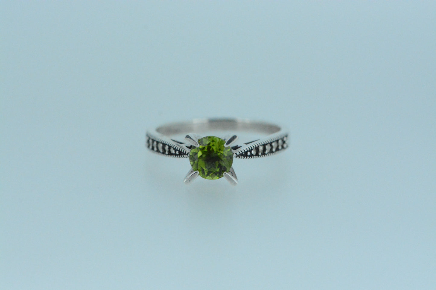 Peridot Solitaire Ring