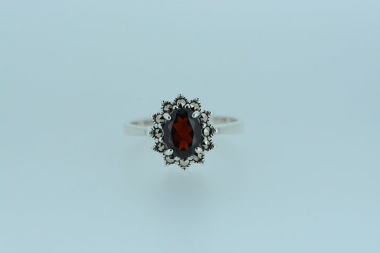 African Garnet Ring