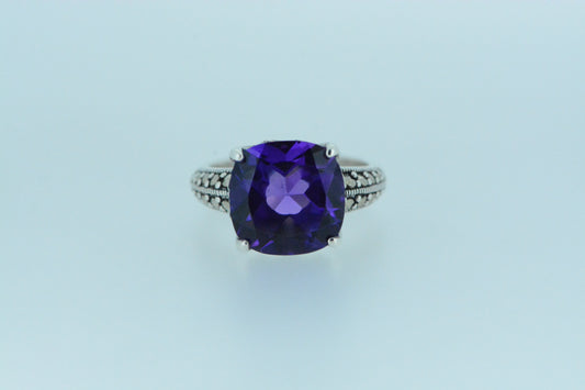 Amethyst Cocktail Ring