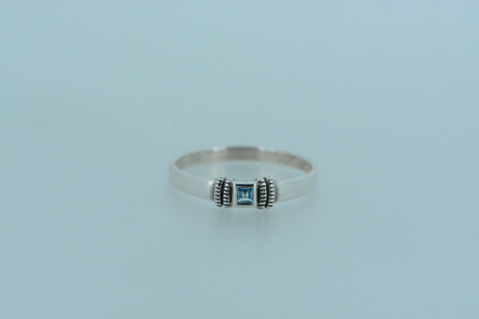 London Blue Topaz Silver Ring