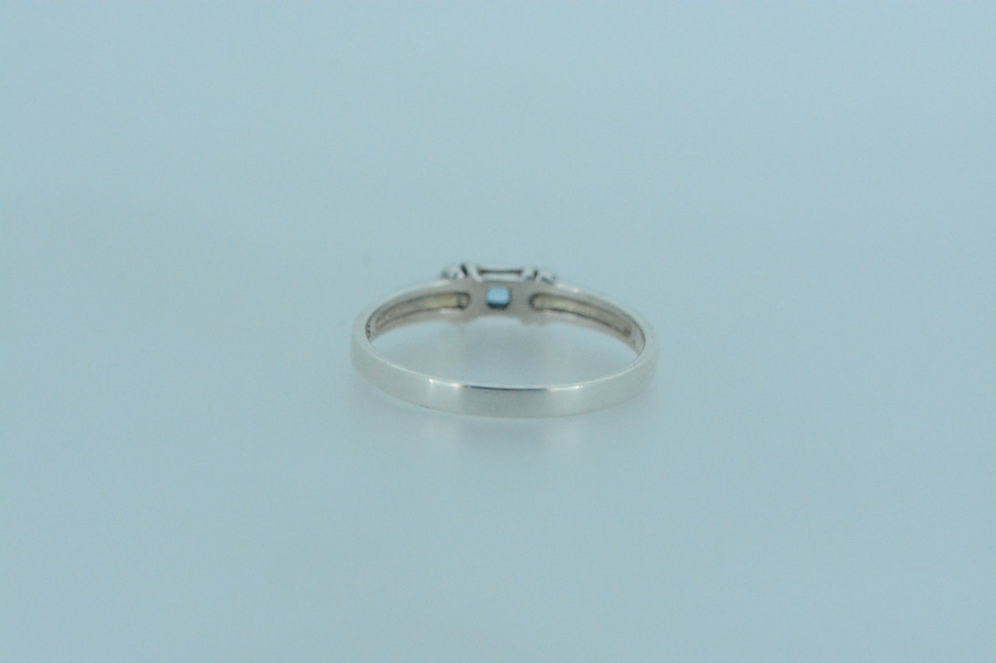 Blue Topaz Silver Ring