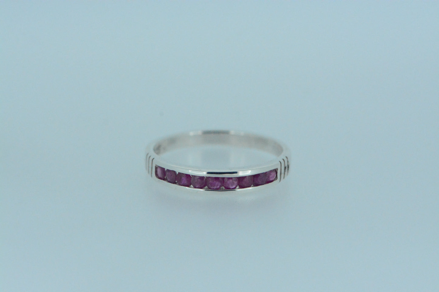 Ruby Silver Ring