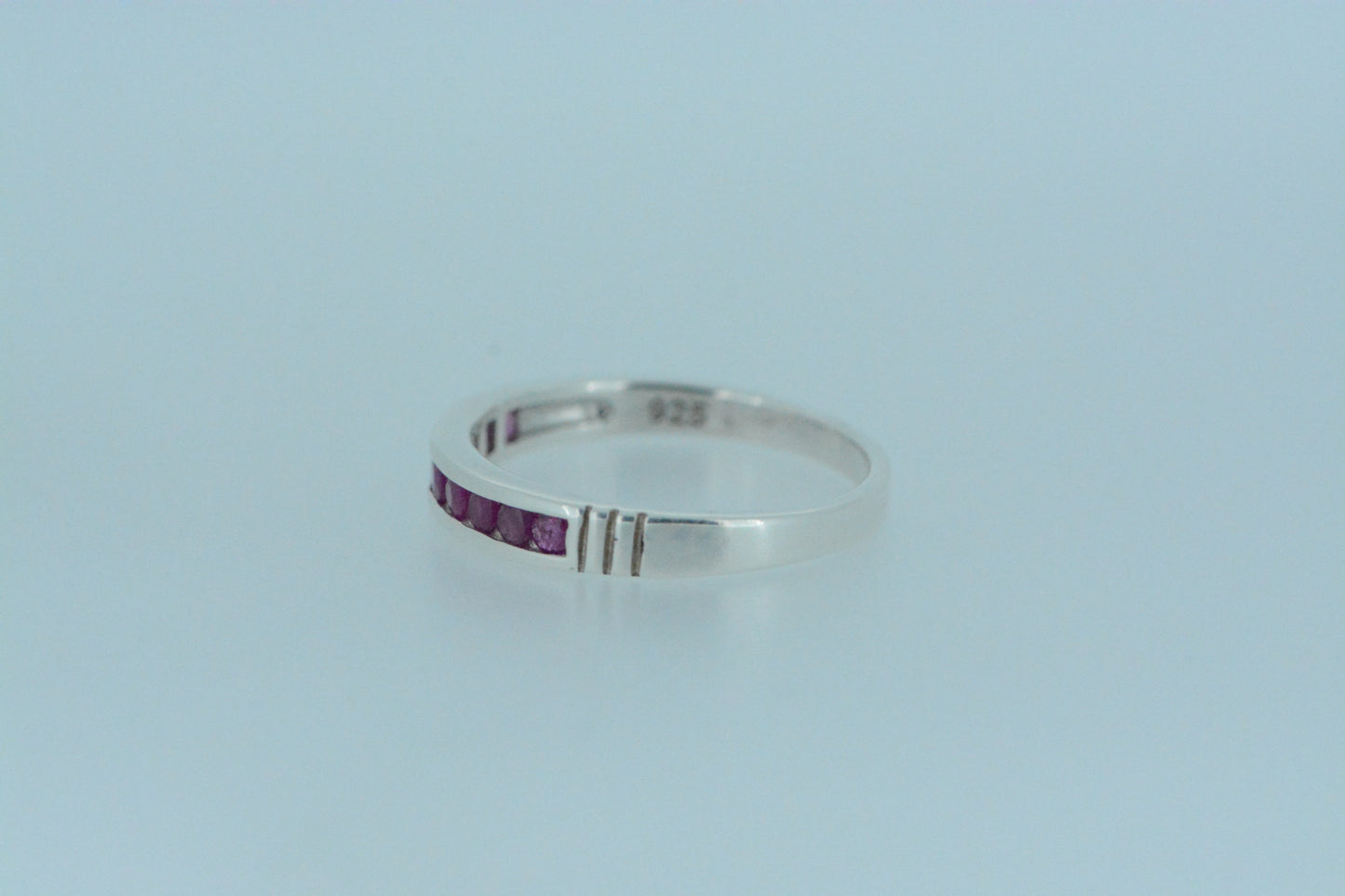 Ruby Silver Ring