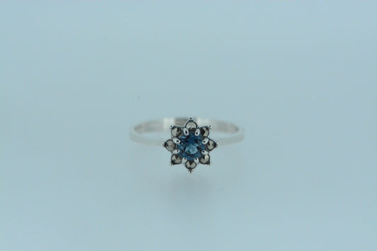 London Blue Topaz Silver Ring