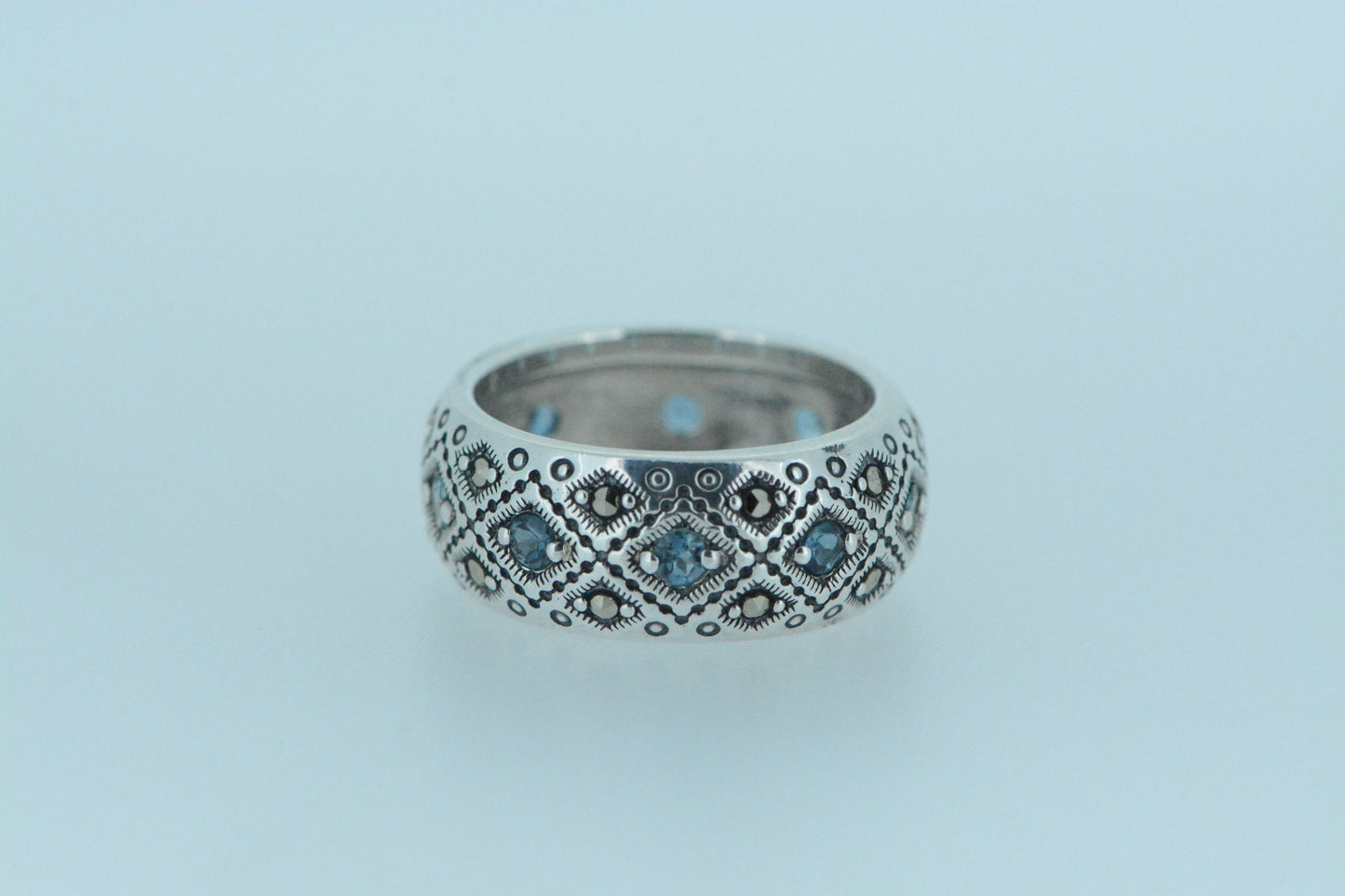 London Blue Topaz Chunky Ring