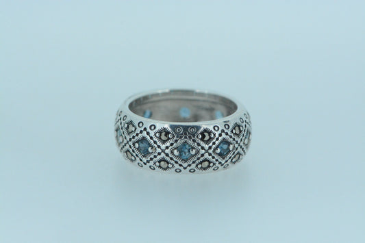 London Blue Topaz Chunky Ring