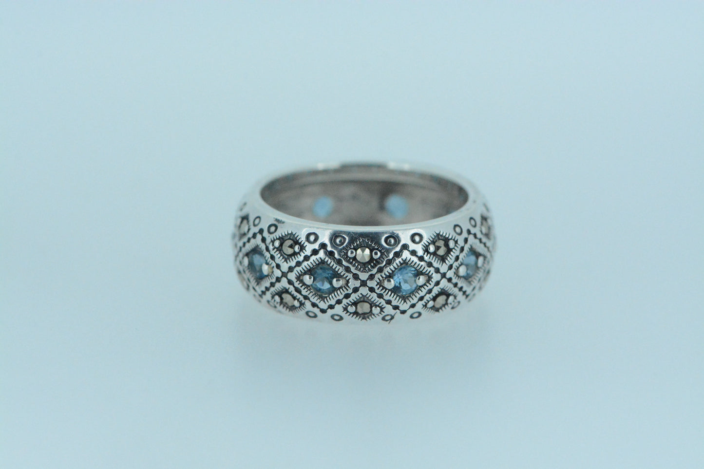 London Blue Topaz Chunky Ring