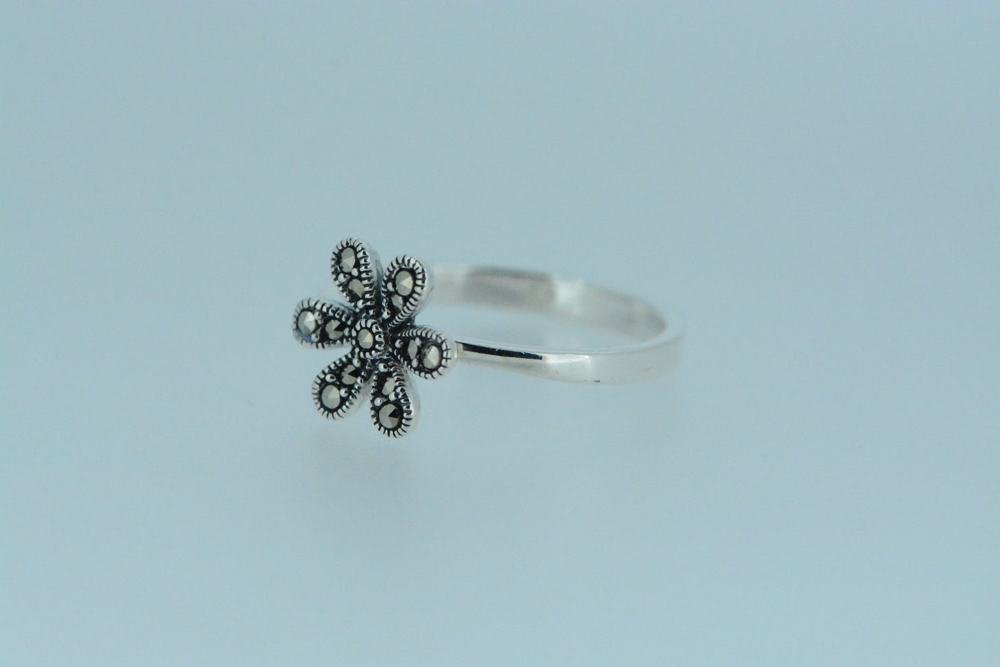 Marcasite Flower Ring