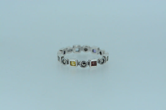 Mixed Gemstones Ring