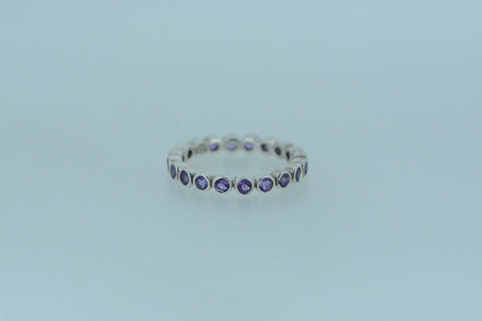Amethyst Eternity Ring